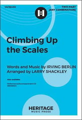 Climbing Up the Scales Two-Part choral sheet music cover